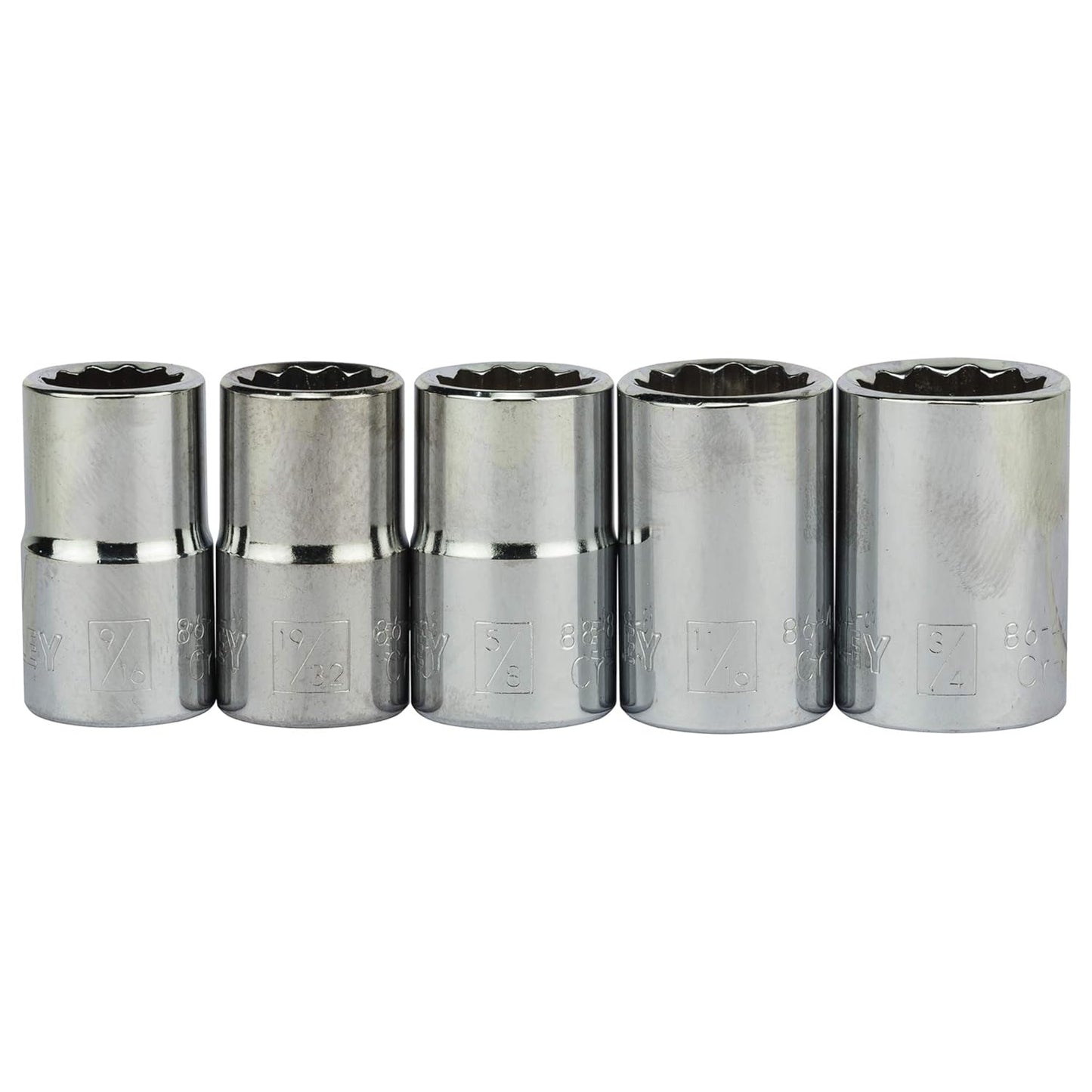 STANLEY 86-478 1/2'' SQ. Drive 12 Point Socket Set (25-Pieces)