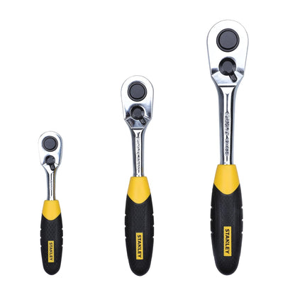 STANLEY 94-181 150-Piece High Quality Multi-Toolkit containing Spanners, Drivers, Sockets, Bits & Wrenches for Home, DIY & Professional Use, YELLOW & BLACK