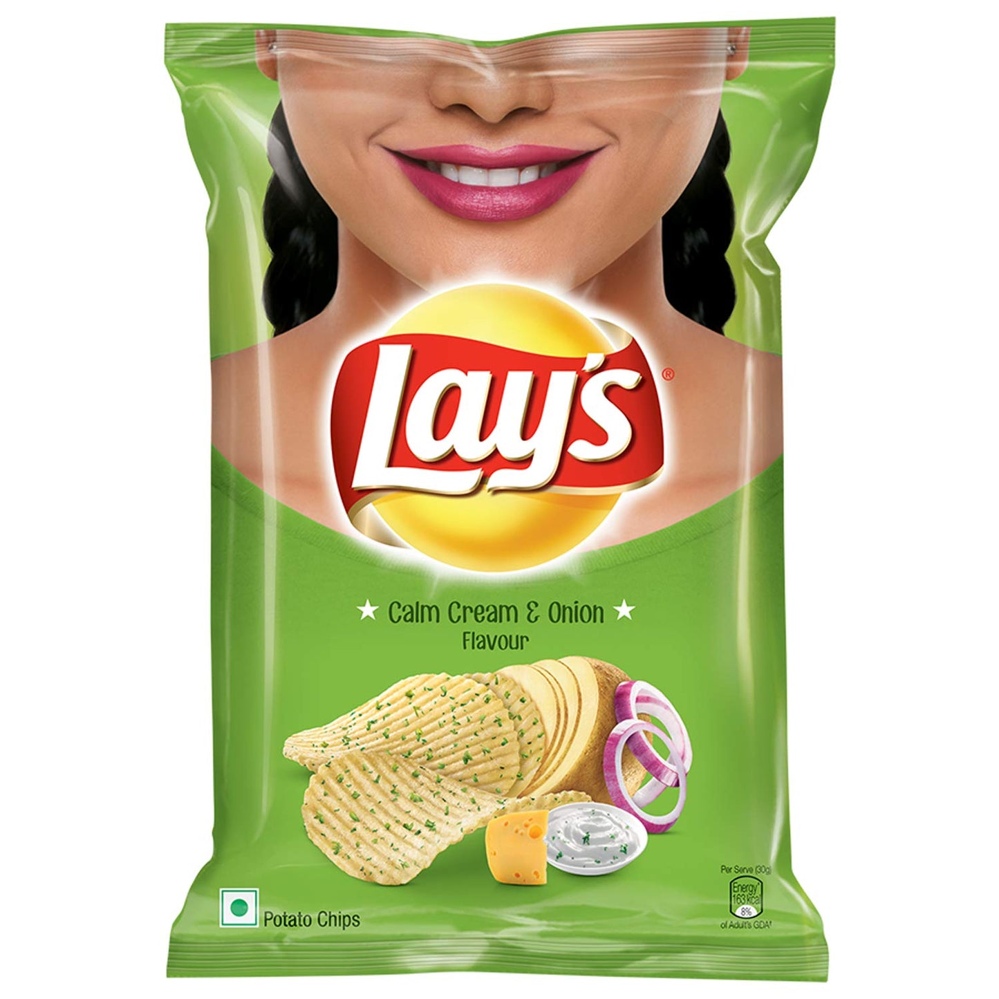 Lay's Potato Chips American Style Cream and Onion Flavour Party Pack, 177 Gram