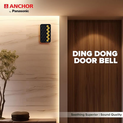 Anchor by Panasonic Dual Tone Doorbell | Calling Bell for Home | Door Bell for Office, School