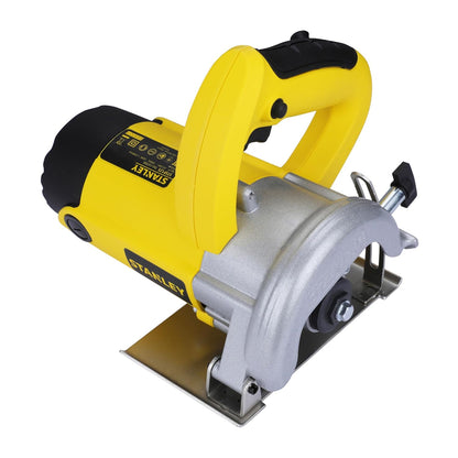 STANLEY STSP125-IN Tile Cutter Machine for Cutting Varied Ranges of Tiles, 1320 Watt 5''/125mm, Optimized 13500 RPM for High Cutting Efficiency, 1 Year Warranty (Yellow & Black)