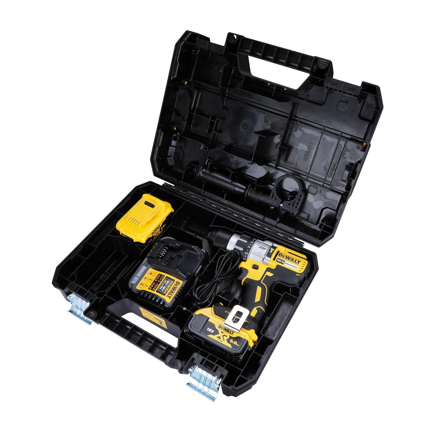 DEWALT DCD996P2 18V 13mm XR Li-ion Premium Cordless Hammer Drill Machine Driver with Brushless Motor with 2x5.0Ah Battery included