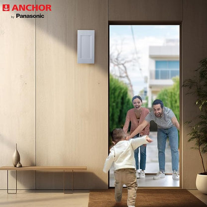 Anchor by Panasonic Capton Ding Dong Doorbell | Calling Bell for Home | Door Bell for Office, School