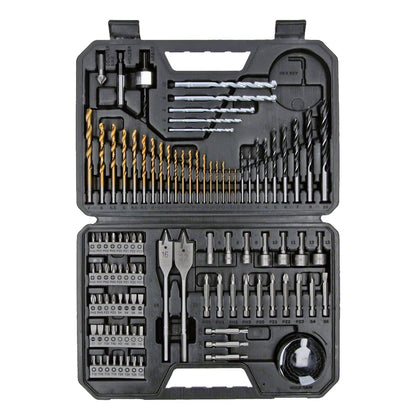 BOSCH 2608594070 Professional 103-Pcs Accessory Set | Versatile Drilling & Screwdriving Kit | Titanium-Coated Metal Drill Bits | Precision Hole Saws for Clean Cutouts | Durable & Organized Carry Case