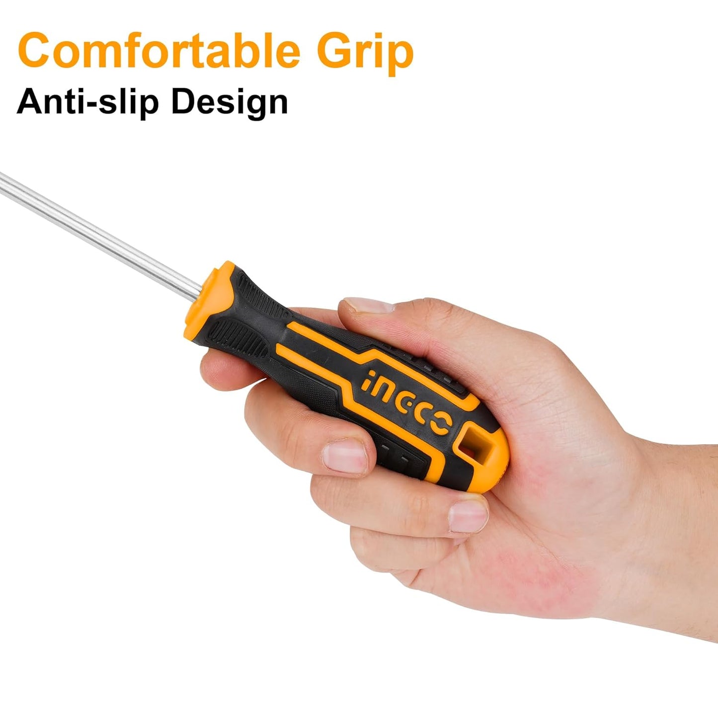 Ingco 14 Pcs Screw Driver Tool Set And Precision Screwdriver Set, Cr-V Screwdriver Set For Diy Household Repair, Cr-V Round Blade Material, Multicolor