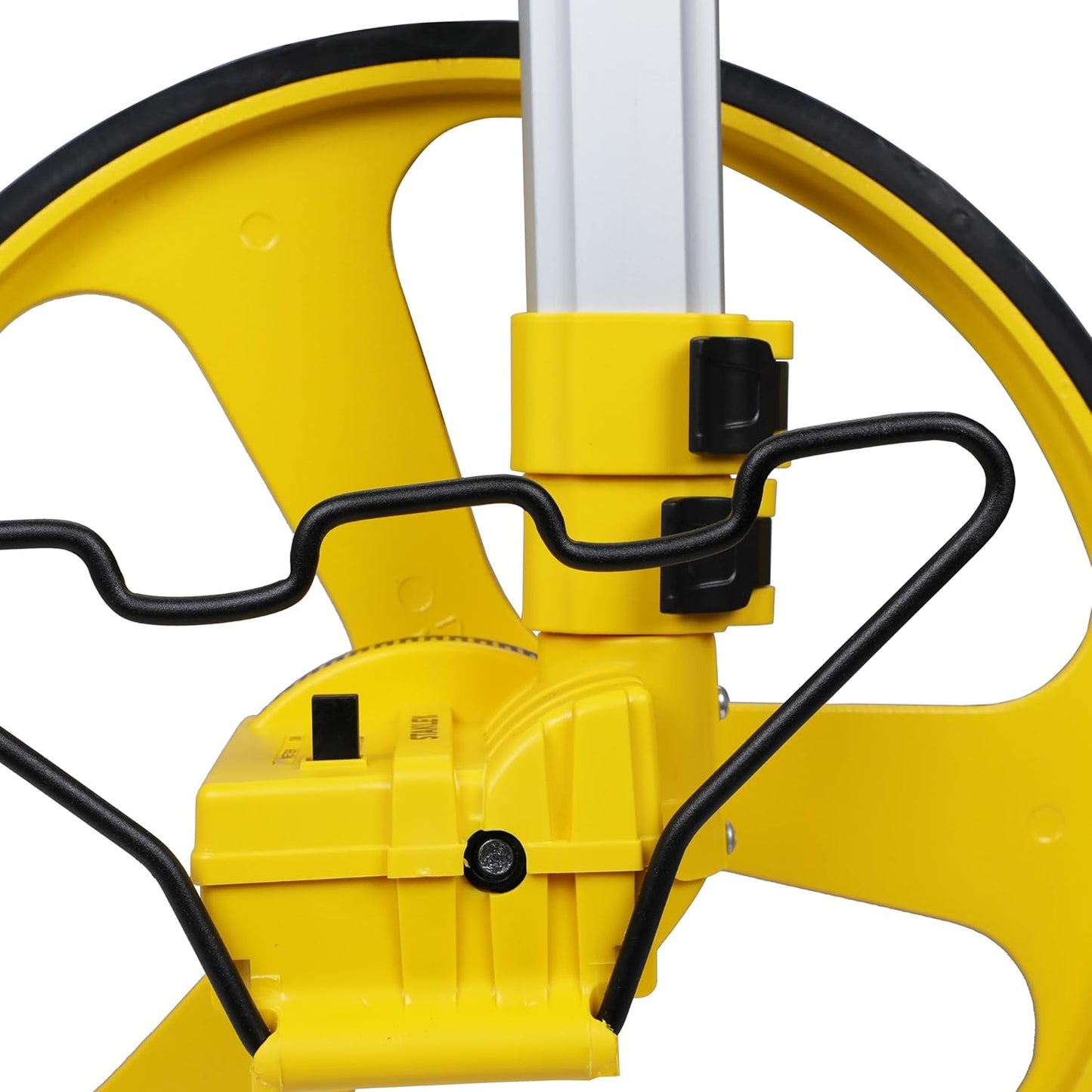 STANLEY 1-77-174 12" 1000 m Measuring Wheel for Professional & Industrial Measuring Operations with Hassle-Free Readings, YELLOW & BLACK
