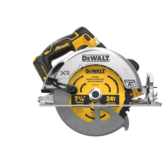DEWALT 20V MAX* XR Cordless Brushless 7-1/4-Inch Circular Saw (Tool Only) (DCS590B)