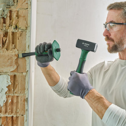 BOSCH Flat Stone Chisel 22-250mm (10") Durable, Ergonomic, And Powerful – Perfect For Removing Tiles, Chiseling Stone