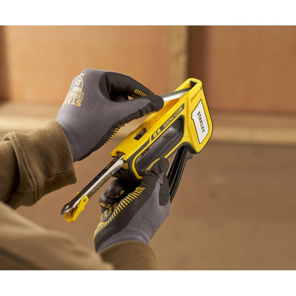 STANLEY STHT70440 2-in-1 Multi Tacker, Attachment Indication, Non-Slip Handle with Easy Squeeze Mechanism, Ideal for Type A Staples (6-10 mm) and Type J Headed Brad Pins (10 mm), Staples NOT Included