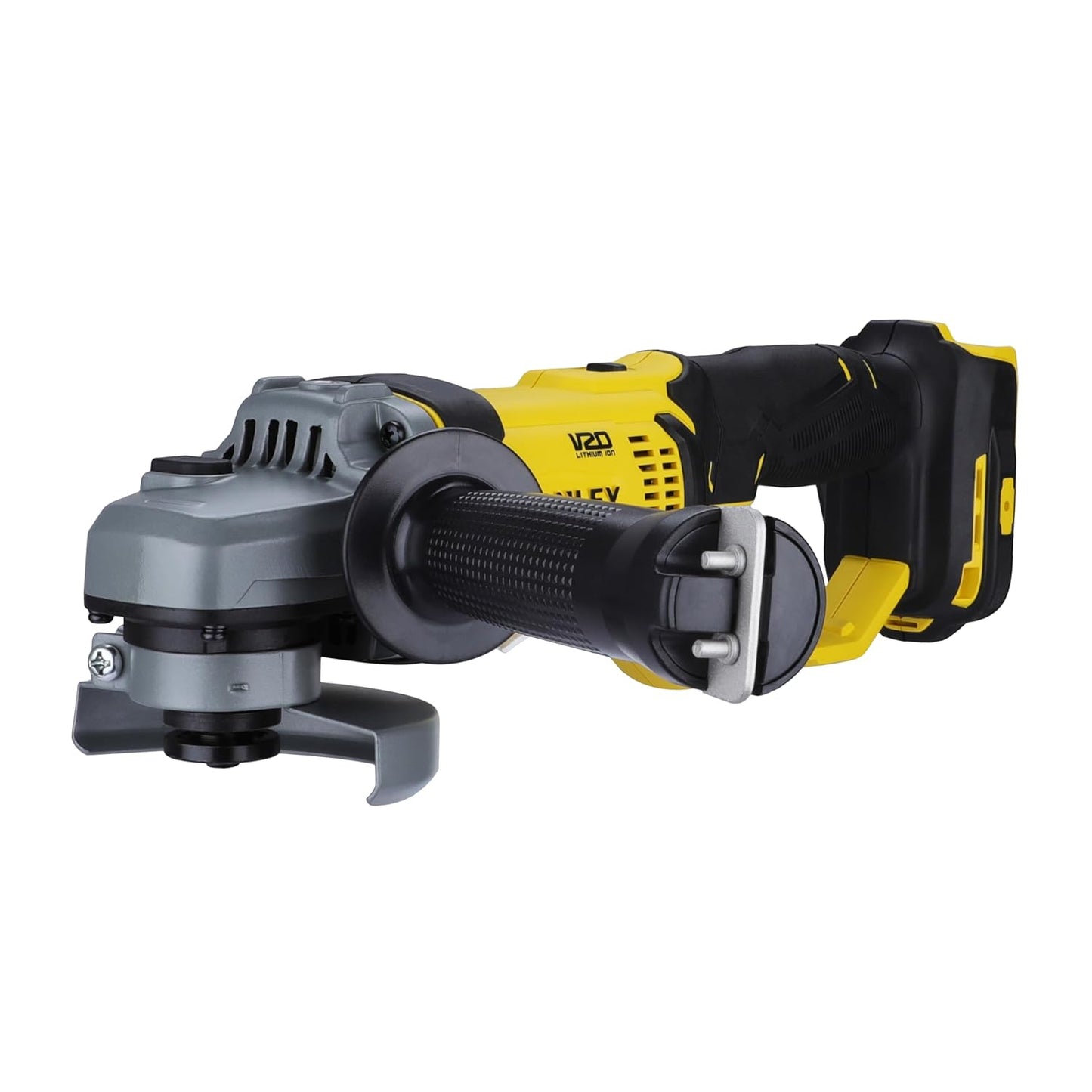 STANLEY FATMAX SCG400-B1 20V 2.0Ah 100mm Cordless Brushed Grinder for Mechanic, Tradesmen & Professional Use, Batteries Not Included, 2 Year Warranty, YELLOW & BLACK