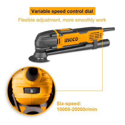 INGCO 20V Cordless Brushless Polisher 125mm (Tool Only) , Electric Car Polishing Machine, 4800RPM Variable Speed, Ideal for Polishing, Home Appliance Furniture Boat