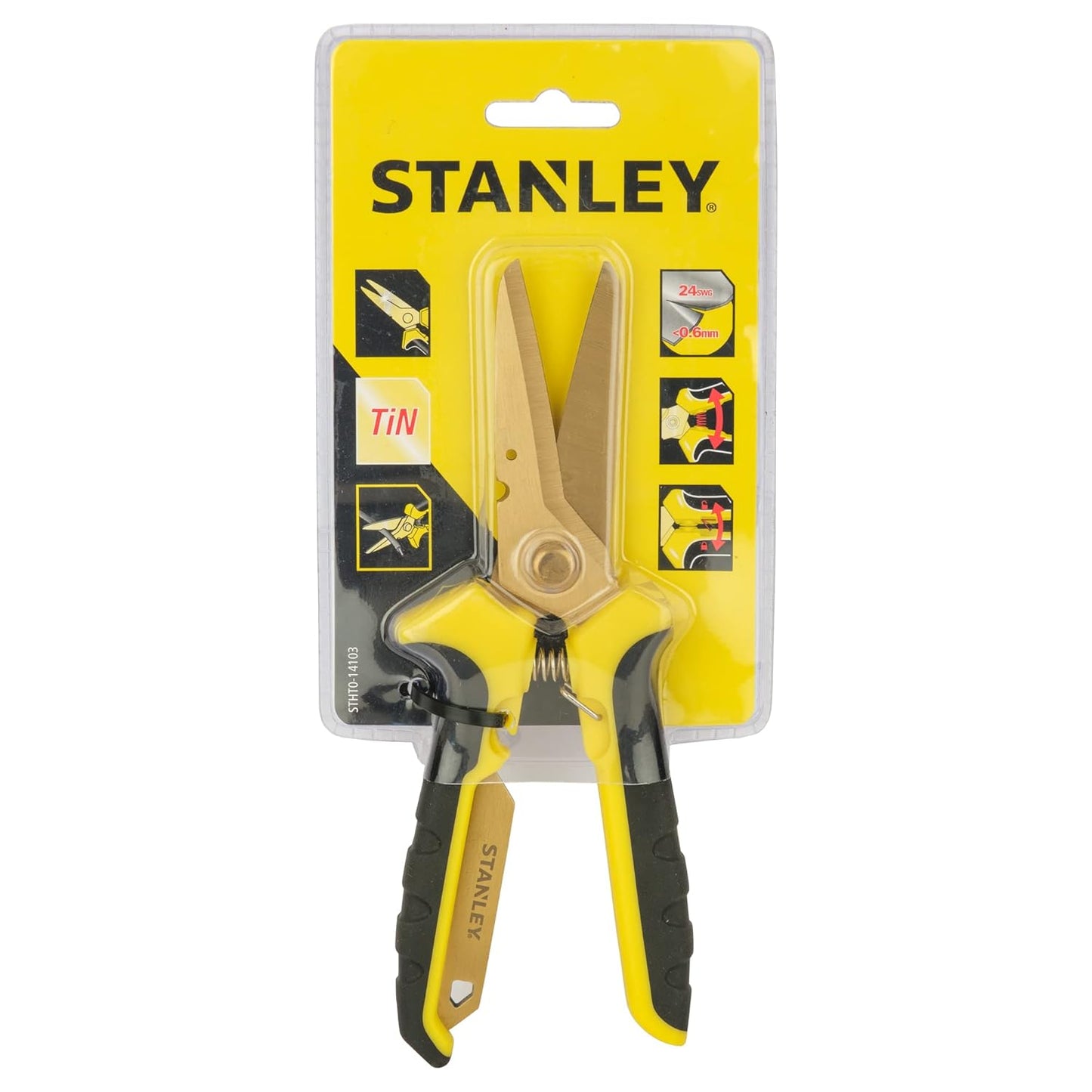 STANLEY STHT0-14103 SHEARS 312MM (Yellow & Black)