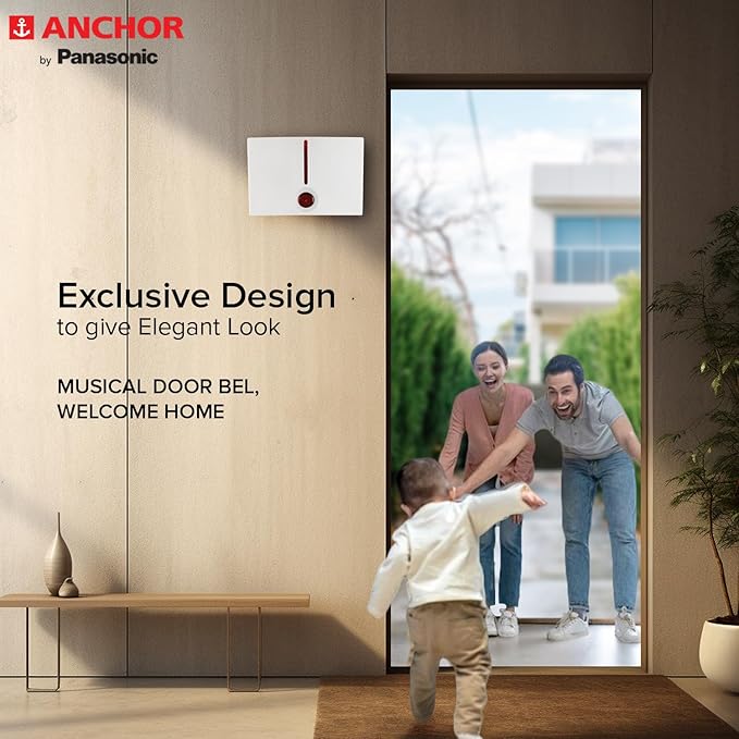 Anchor by Panasonic Gayatri Mantra Calling Bell For Home | Musical Door Bell | Doorbell for Home