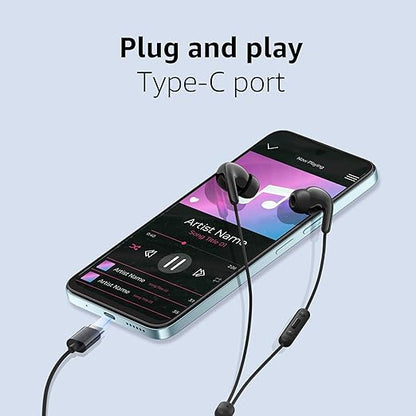 Original Type-C Wired in-Ear Earphones for Xiaomi Redmi Note Series & Mi Phones, 12.4mm Dynamic Drivers, HD Microphone, IP54 Dust & Water Resistant