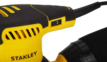 STANLEY SS30 300W 125mm Variable Speed Random Orbital Sander(Yellow and Black)