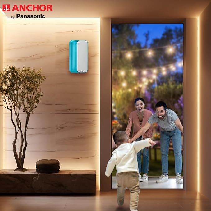 Anchor by Panasonic Resettable Ding Dong Doorbell | Calling Bell for Home | Door Bell for Office, School