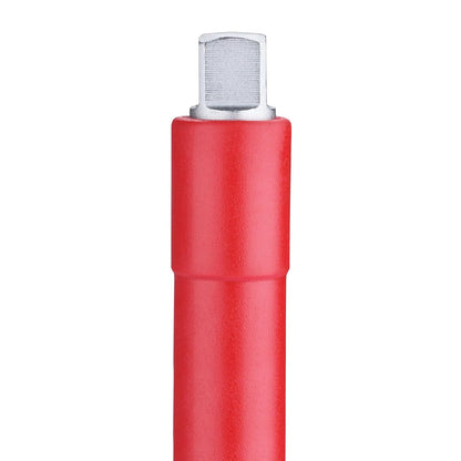 STANLEY STMT77826-23B 3/8" VDE Insulated Socket Extension Bar 250mm, Ideal For Repair Of Electric Vehicles, Red