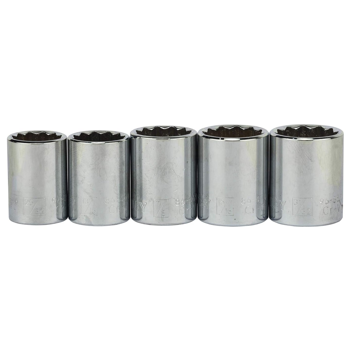 STANLEY 86-478 1/2'' SQ. Drive 12 Point Socket Set (25-Pieces)