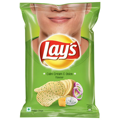 Lay's Potato Chips American Style Cream and Onion Flavour Party Pack, 177 Gram
