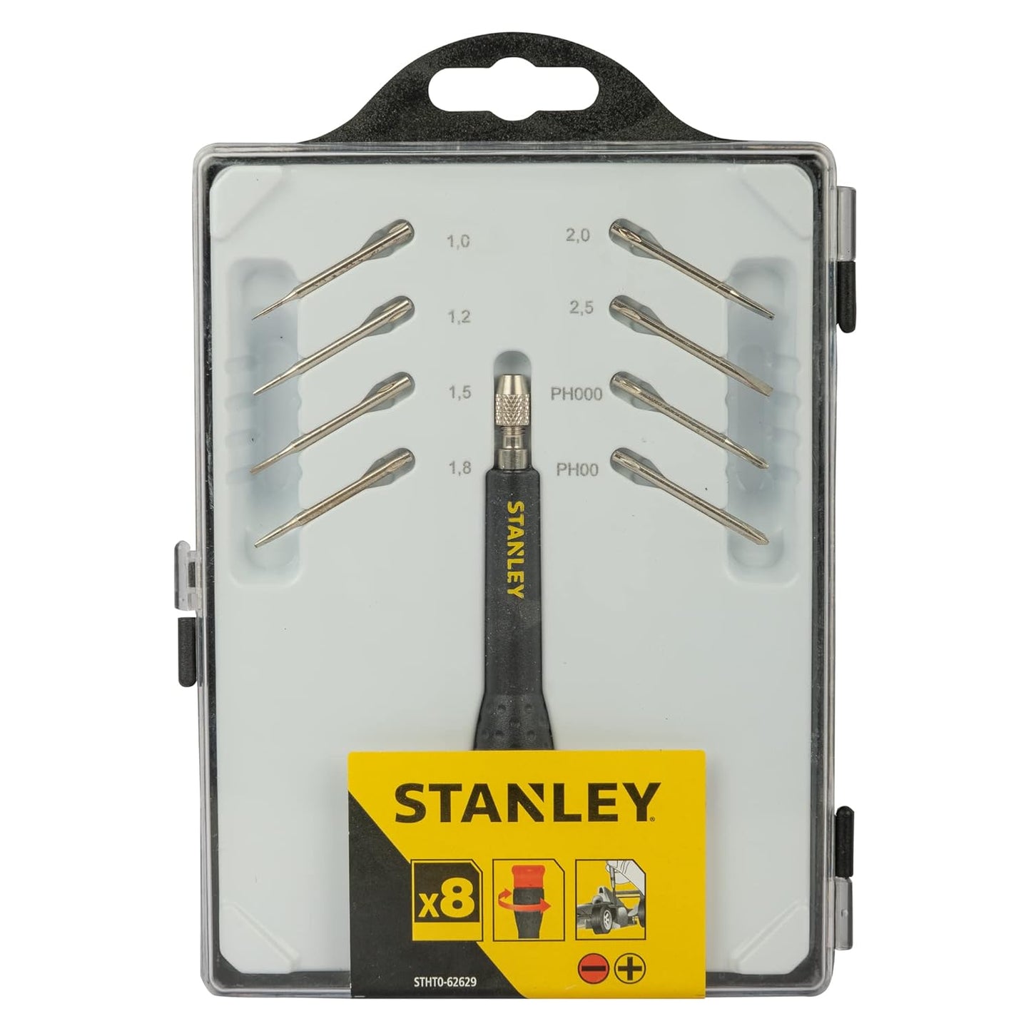 STANLEY STHT0-62629 8 Pc PRECISION SCREWDRIVER SET