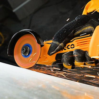 INGCO 20V Cordless Mini Angle Grinder 19500RPM, 76mm Disc Diameter, Mini Cutter Cut-Off Tool M6 with 1Pcs 2.0Ah Battery and Charger for Cutting Polishing and Sharpening CAGLI76012