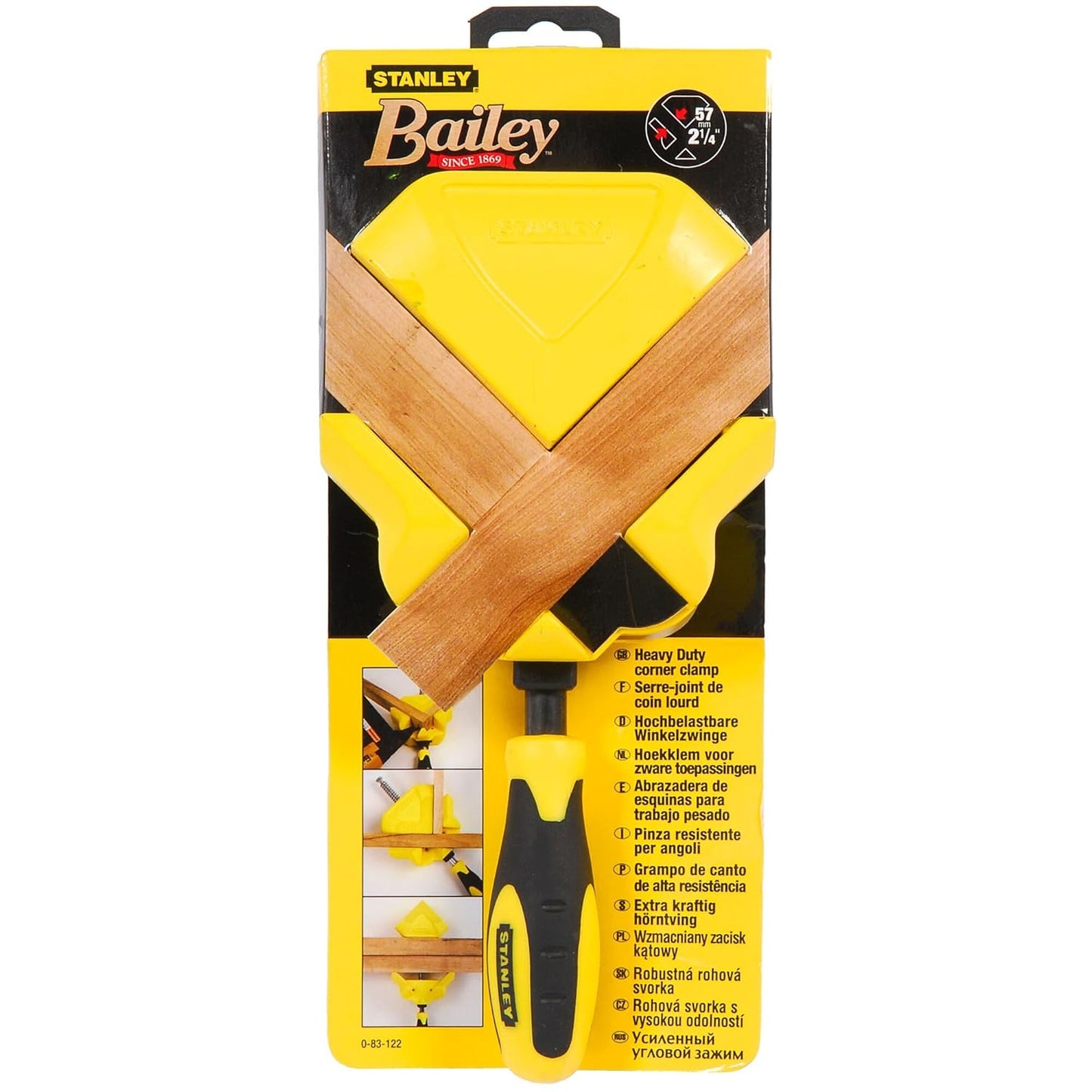 STANLEY 0-83-122 Heavy Duty Corner Clamp