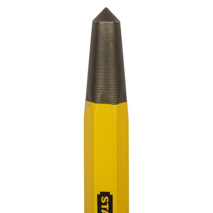 STANLEY 16-228 Center Punch-8mm-5/16''x115mm-4/12'', Yellow and Black