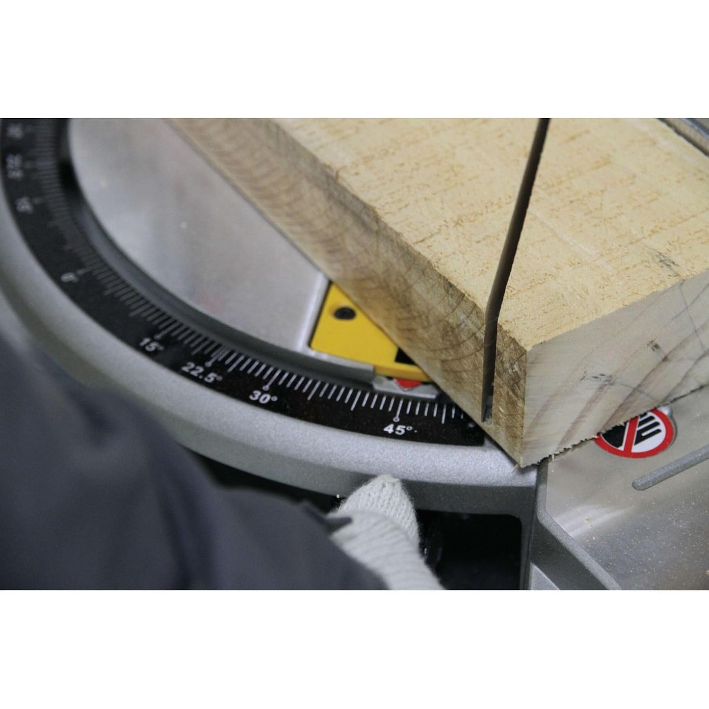 DEWALT DW714-IN 10"(254 mm) Corded Compound Mitre Saw With 80T TCT Alu. Blade, 1650W Univ. Motor, 4600 RPM, Max. Cross-cut Capacity 90 Deg.: 130 mm, Ideal For Cutting Wood & Tiles, Horizontal D-Handle