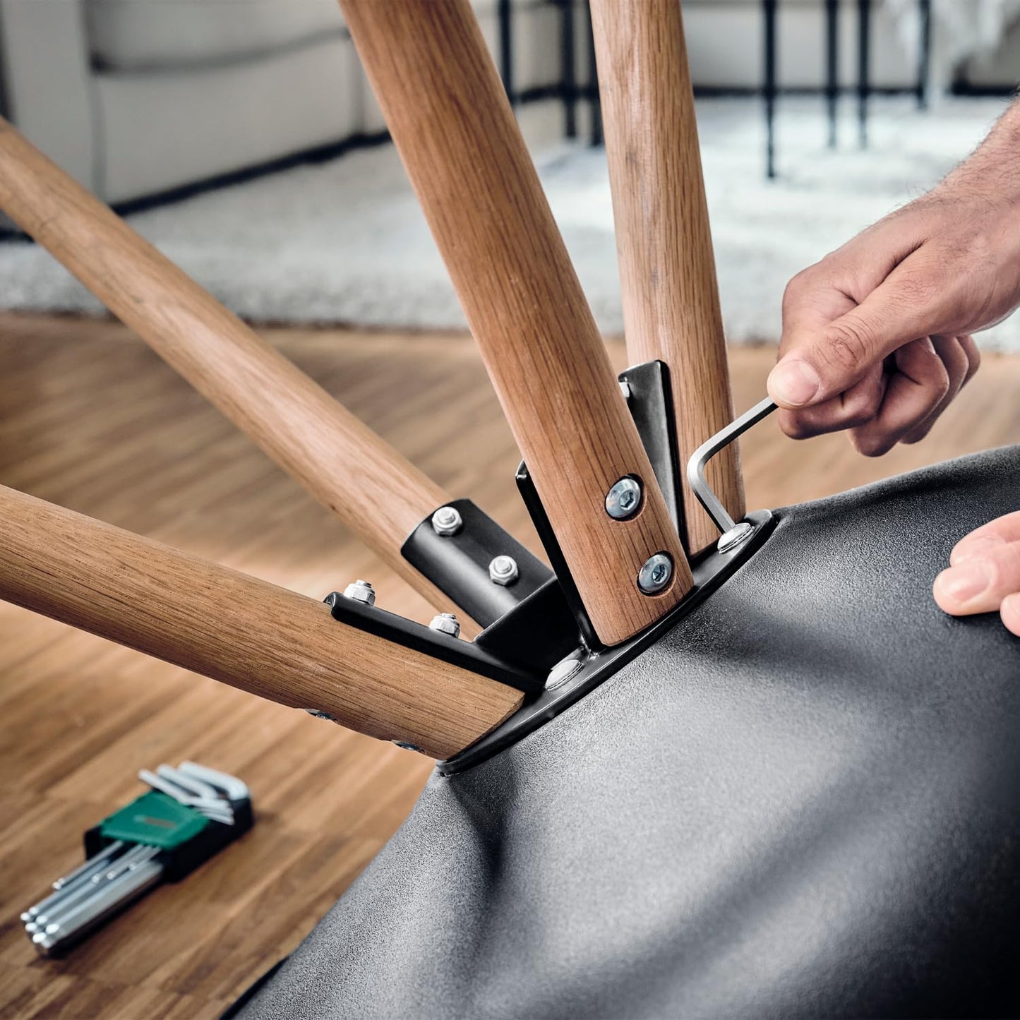 BOSCH Home and Garden Advanced 52-Piece Hand Tool Set Comes with Ergonomic Design, Durable & Rust-Resistant Ideal for DIY Home Improvements & Hobbyists