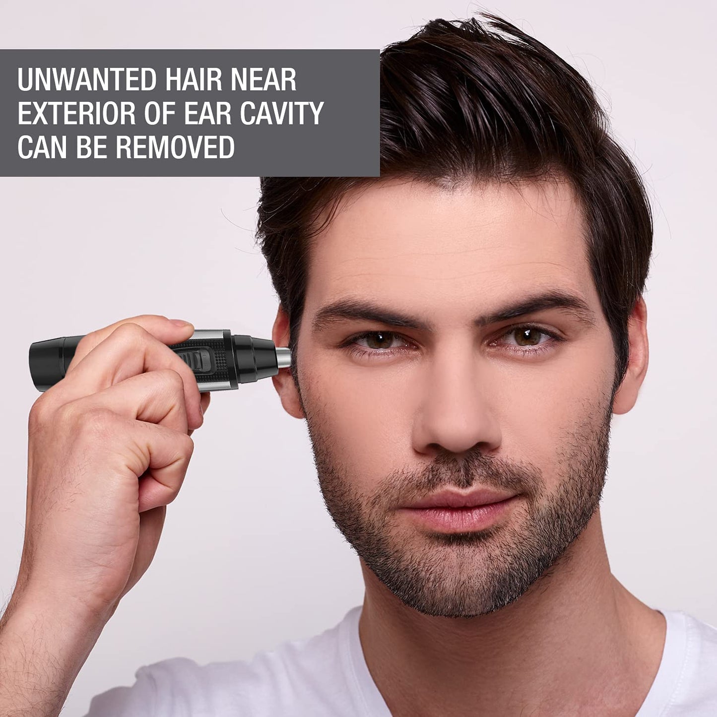 Havells Ne6322 Nose&Ear Hair Trimmer,Battery Operated&Easy To Carry (Black), Unisex