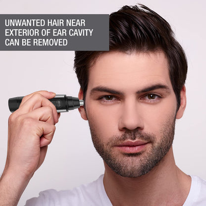 Havells Ne6322 Nose&Ear Hair Trimmer,Battery Operated&Easy To Carry (Black), Unisex