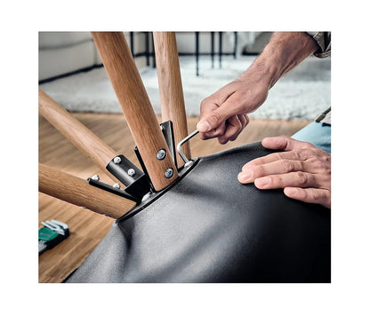 BOSCH 9-Piece Hex Key Set | 9 Sizes for Versatile Fastening & Assembly | Durable High-Strength Steel | L-Shaped Design for Extra Torque | Comfortable Grip for Easy Handling