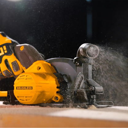 INGCO Cordless Circular Saw, With Battery & Charger, Brushless Motor, 4800 RPM, 185 MM Blade Diamater