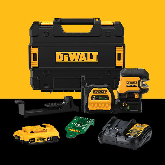 DEWALT 20V MAX Laser Level, Line Laser, 5 Spot, Green, Bare Tool Only (DCLE34520GB)