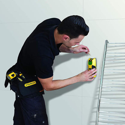 STANLEY FMHT0-77407 Stud Sensor for detecting AC wires Wood and Metal Studs with OnePass™ centre-find technology