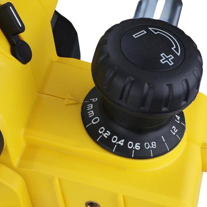 STANLEY STPP7502 750W 2mm Planer (Yellow and Black) with 2 TCT blades