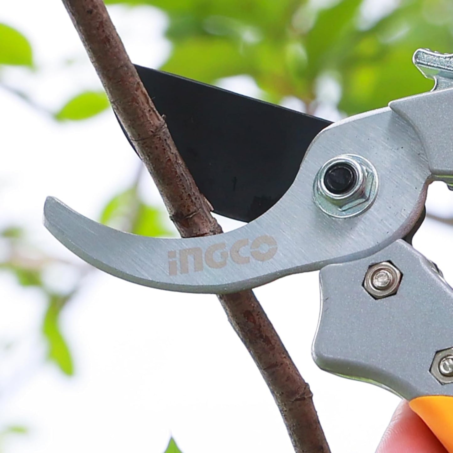 INGCO 8" Pruner for Gardening, Heavy Duty Plant Cutter, Heat Treatment Blade, Pruner Cutter, Garden Clippers, Garden Tools For Home