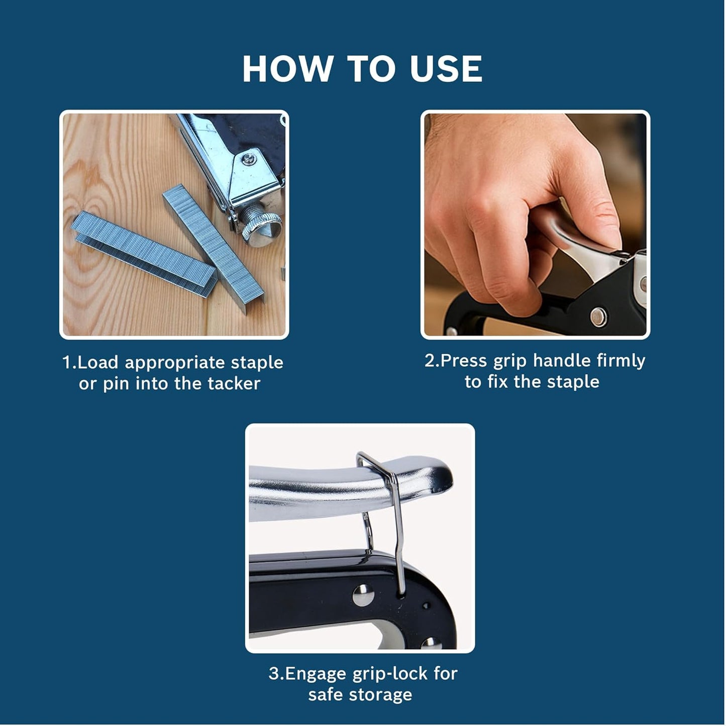 Bosch Professional Handheld Tacker Ht14, Pack Of 1, Suitable For Quick Fixing Of Fabrics, Roofing Felt, Foils, Insulation Materials, Woven Wires And For Light Upholstery Work