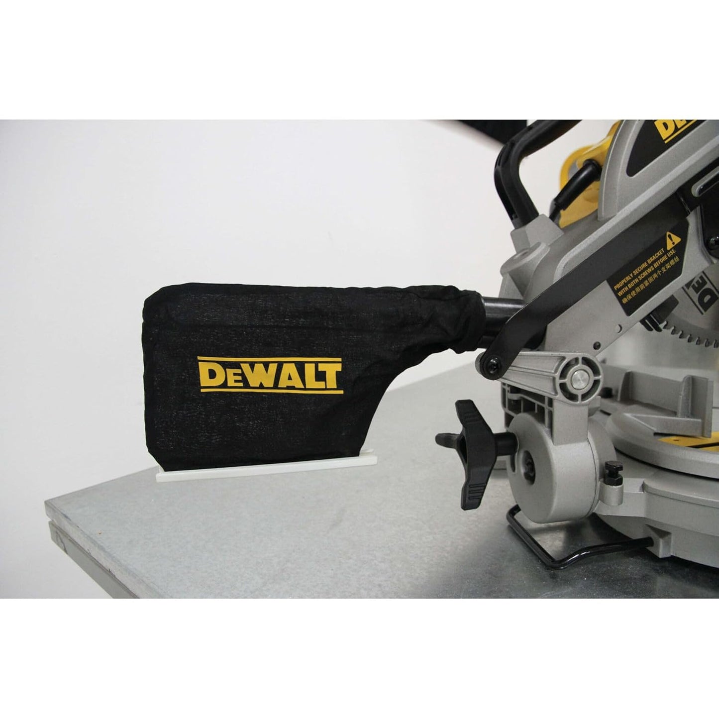 DEWALT DW714-IN 10"(254 mm) Corded Compound Mitre Saw With 80T TCT Alu. Blade, 1650W Univ. Motor, 4600 RPM, Max. Cross-cut Capacity 90 Deg.: 130 mm, Ideal For Cutting Wood & Tiles, Horizontal D-Handle