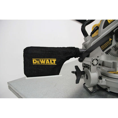 DEWALT DW714-IN 10"(254 mm) Corded Compound Mitre Saw With 80T TCT Alu. Blade, 1650W Univ. Motor, 4600 RPM, Max. Cross-cut Capacity 90 Deg.: 130 mm, Ideal For Cutting Wood & Tiles, Horizontal D-Handle
