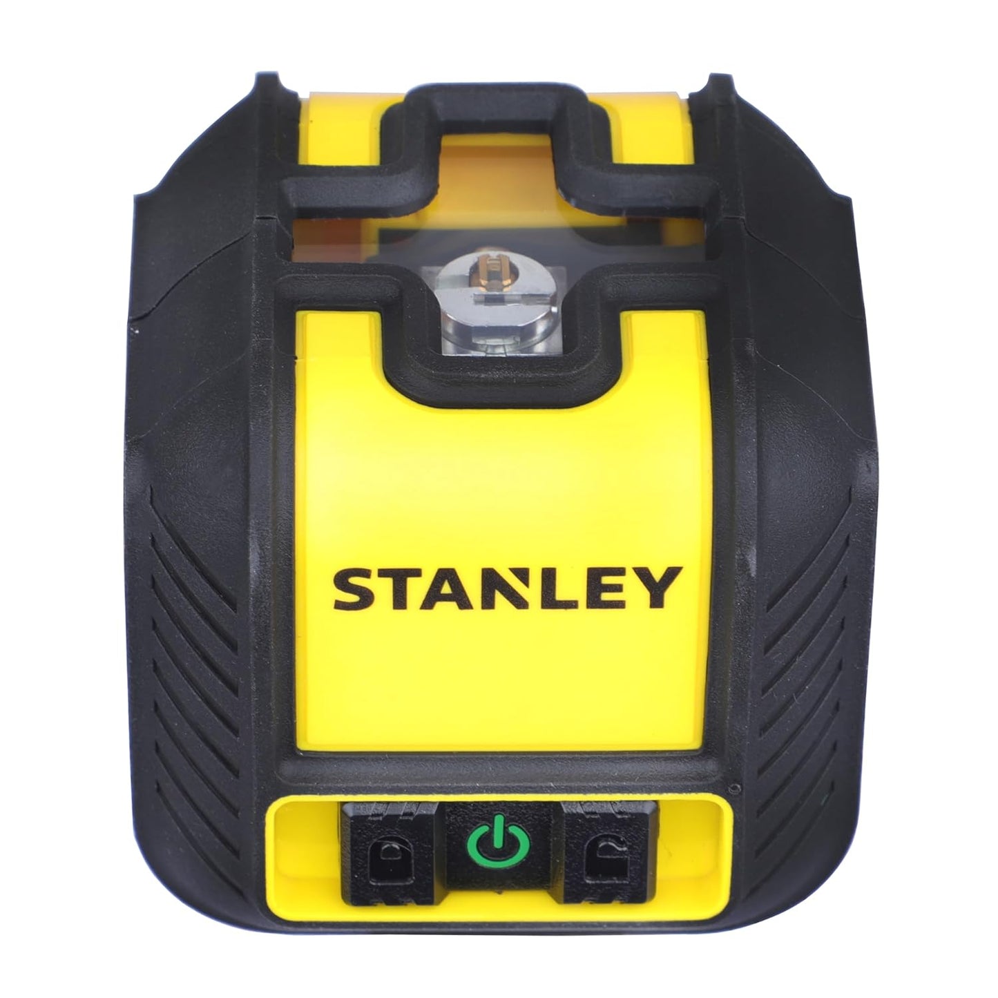 STANLEY STHT77499-1 CUBIX® Green Beam Cross Line Laser Level with 2*AA Batteries, 1 Year Warranty, YELLOW & BLACK