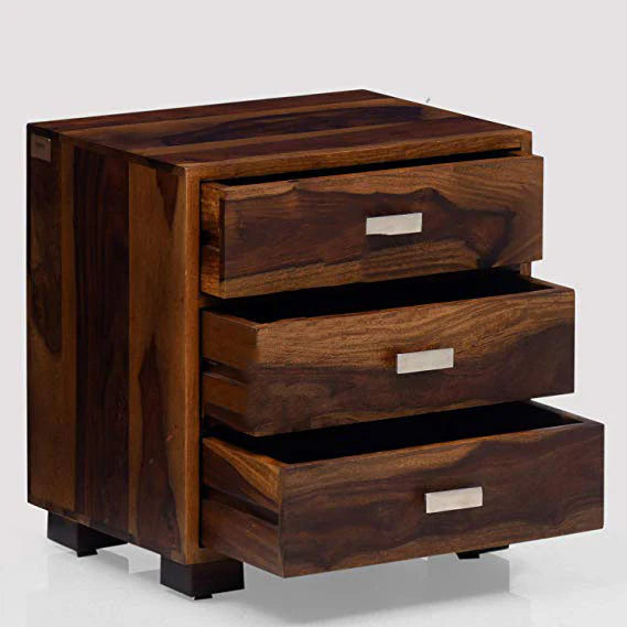 Udaipur Handicrafts Wood Bed Side Table