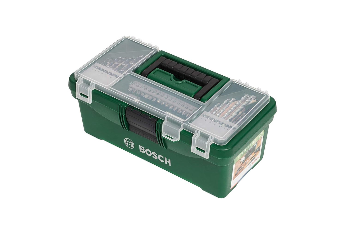 Bosch Hand Tool Kit 73 Pieces Set, With Handtools And Drill Bits, All In One Box