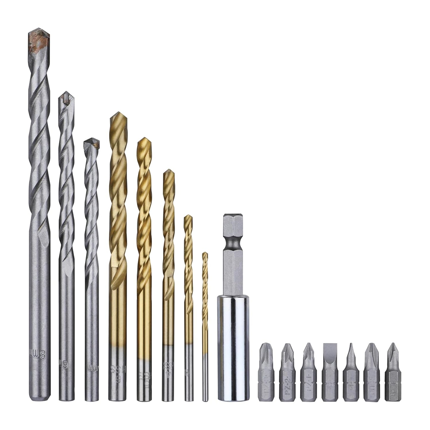 STANLEY STA7221-XJ Titanium Drill Machineing and Screw Driving Set (16pc)
