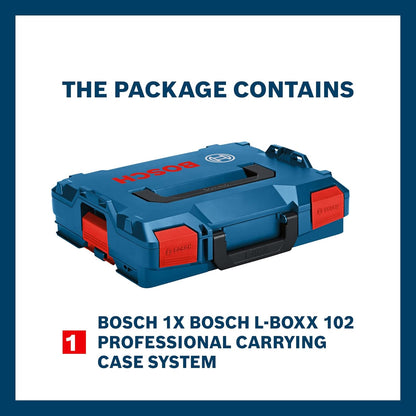 Bosch L-BOXX 102 Professional - Stackable Tool Box/Storage Case