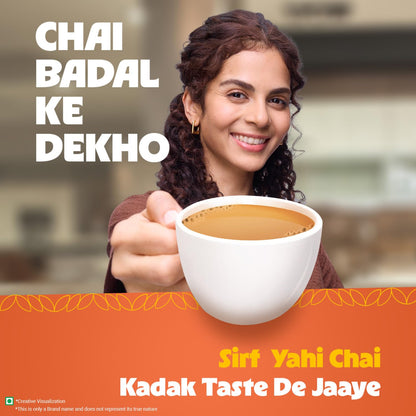 Wagh Bakri Premium Tea | Black | Assam Blend | Kadak Chai | Aromatic Chai Patti | Rich & Bold Flavour | Lingering Taste & Kesari Golden Hue | Loose Leaf Tea | 1 Kg