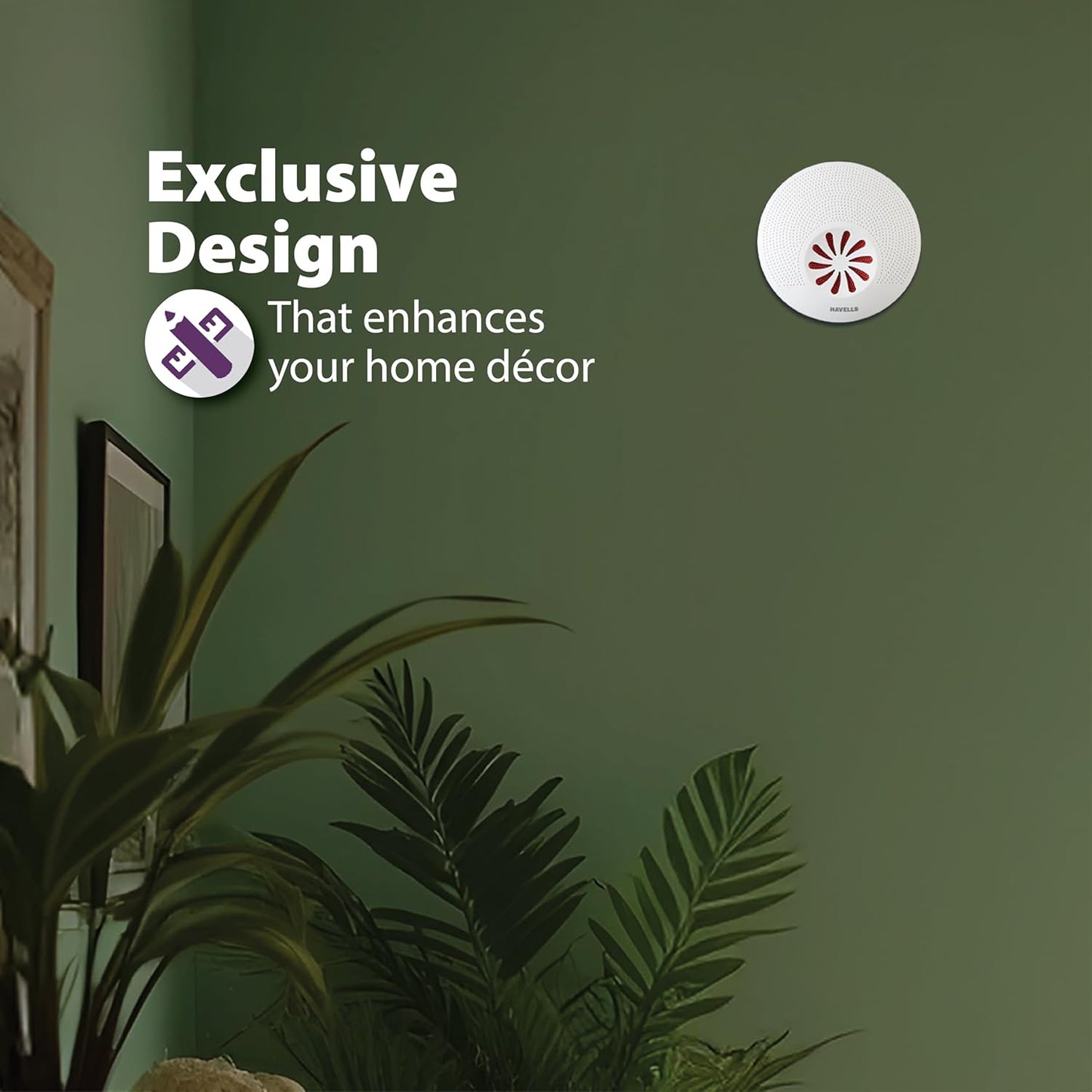 Havells Red Star White Ding Dong Electronic Doorbell with Low Consumption, Heavy Duty Circuit and Powerful Sound Output, Aesthetic Environmental Appeal, Exclusively Designed for Home and Office