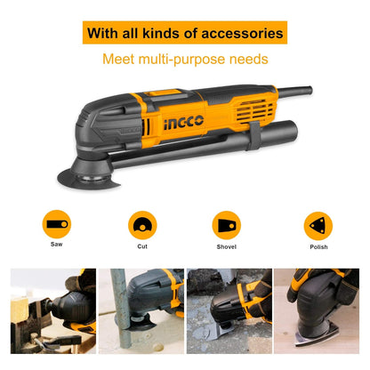 INGCO 20V Cordless Brushless Polisher 125mm (Tool Only) , Electric Car Polishing Machine, 4800RPM Variable Speed, Ideal for Polishing, Home Appliance Furniture Boat