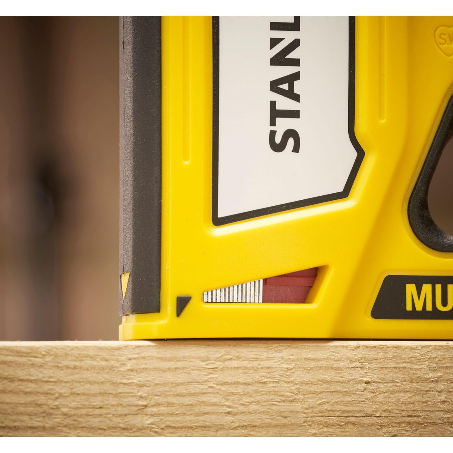 STANLEY STHT70440 2-in-1 Multi Tacker, Attachment Indication, Non-Slip Handle with Easy Squeeze Mechanism, Ideal for Type A Staples (6-10 mm) and Type J Headed Brad Pins (10 mm), Staples NOT Included