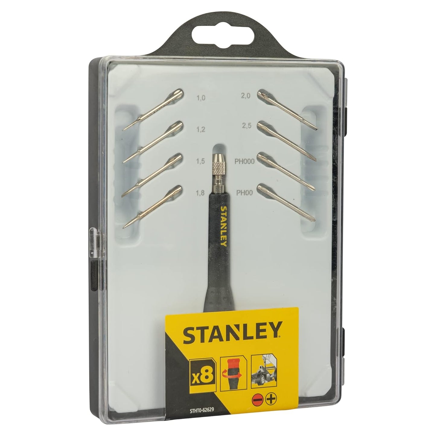STANLEY STHT0-62629 8 Pc PRECISION SCREWDRIVER SET